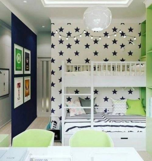 Добавление зеленых акцентов в оформление детской комнаты - это супер способ, чтобы сделать её яркой, уютной и привлекательной. 03