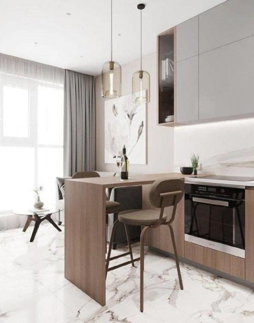 Эта прекрасная однушка с атмосферой уюта и гармонии. 01