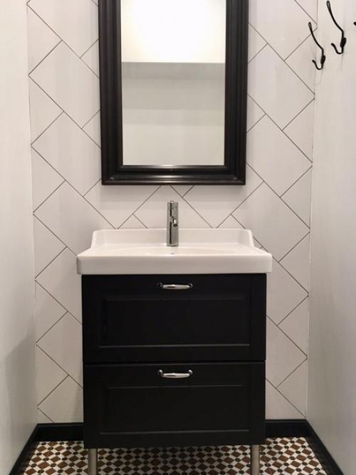 Вот мой санузел, 2 м 2. ремонт сделали по советам опытного дизайнера. 03