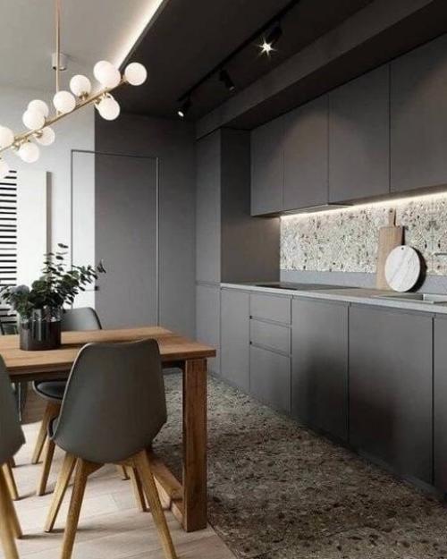 Добавление черного цвета в интерьер - это отличный способ добавить изысканности и утонченности. 06