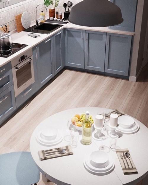 Раскрывая прелести этой кухни, мы откроем цветовые чудеса: нежный, стильный, свежий и лёгкий. 01