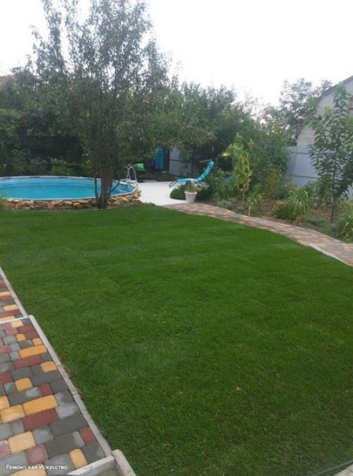 Одни выходные и полноценный бассейн готов на участке. 04