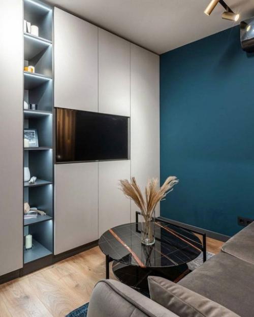 Несмотря на ограничения по размеру, в этой маленькой квартире тоже можно сделать что-то крутое. 09