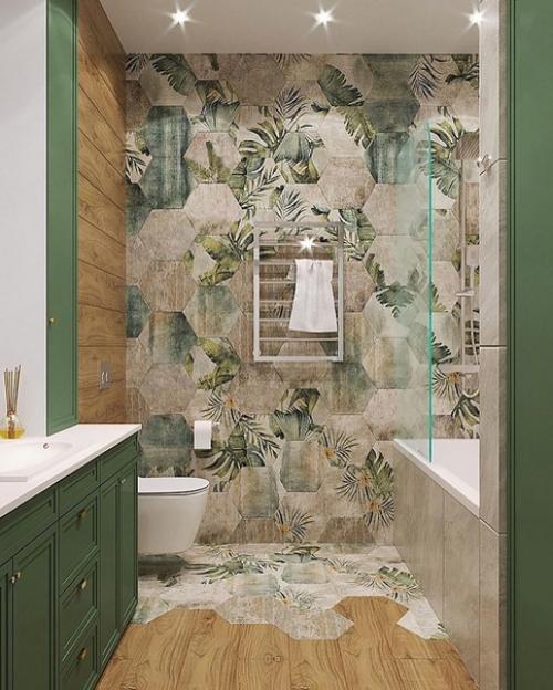 Вот такой стиль у нашего санузла. 01