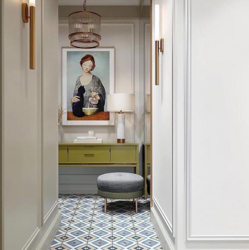 Прихожая - это место, в котором гости оставляют верхнюю одежду, а хозяева квартиры готовятся к выходу на улицу. 02