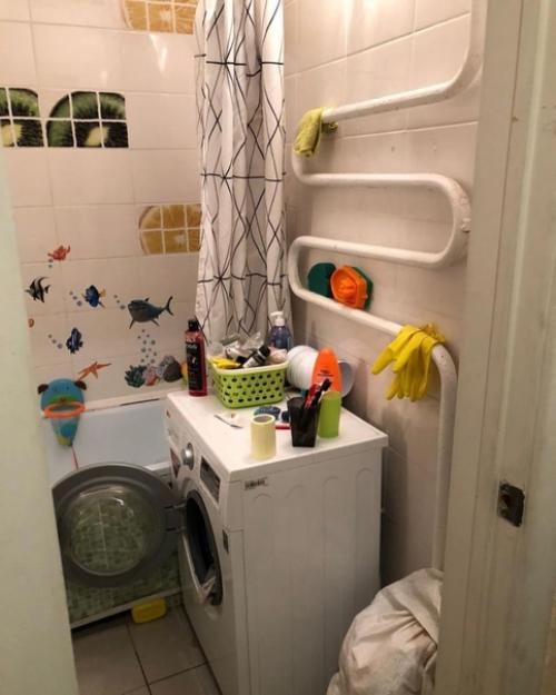 Кухню вам ранее скидывали, а вот наш санузел на 3, 5 кв. 02