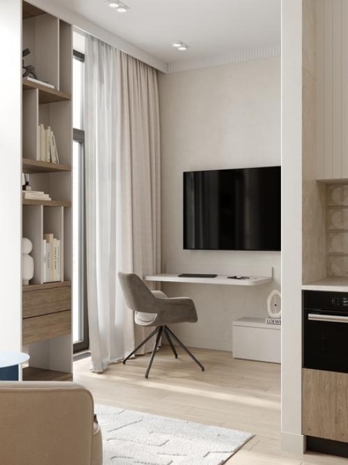 Квартира для молодой девушки в квартале бизнес-класса 27 м 2. 01