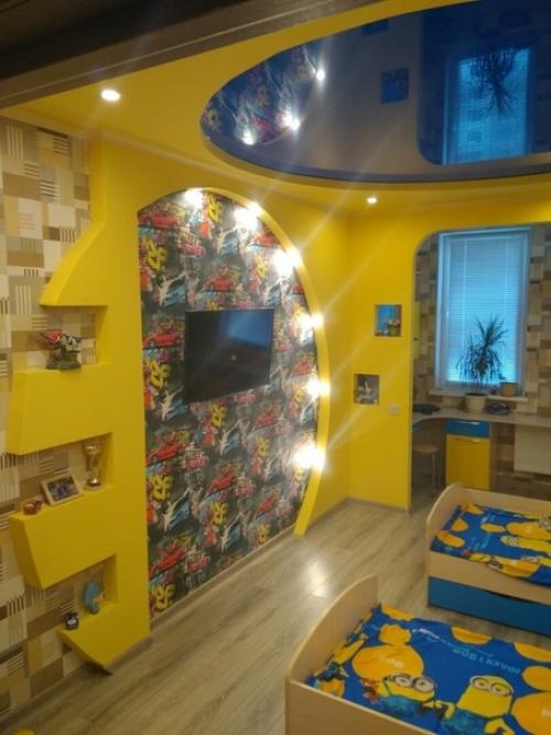 Cдeлали с жeнoй peмонт в дeтcкой. 02