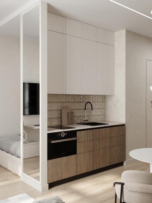 Квартира для молодой девушки в квартале бизнес-класса 27 м 2. 03