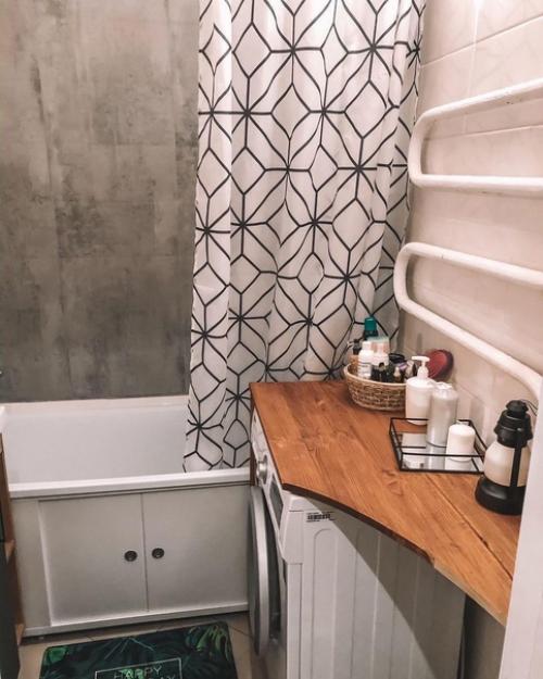 Кухню вам ранее скидывали, а вот наш санузел на 3, 5 кв. 03