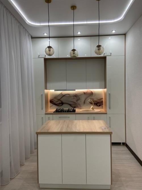 Изготовил по дизайн - проекту вот такую кухню. 01