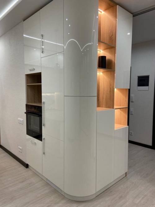 Изготовил по дизайн - проекту вот такую кухню. 02