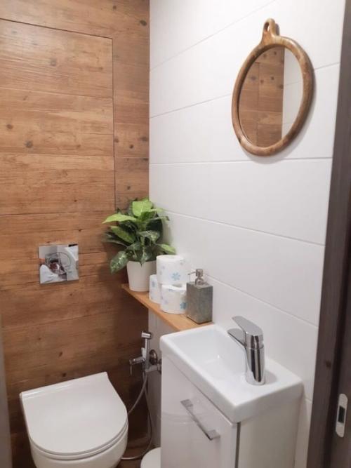 Сейчас в моде отделка квартир в черных с белым тонах. 09