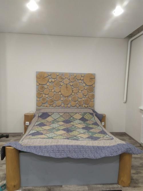 Муж своими силами кровать и колыбельку для нашего малыша смастерил. 01