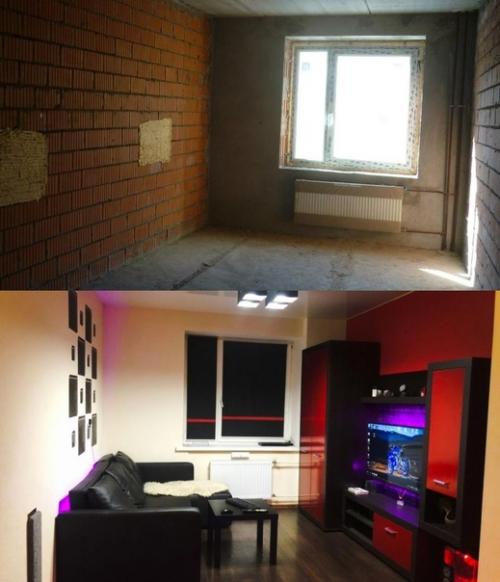 Моя скромная холостяцкая берлога в новостройке. 01