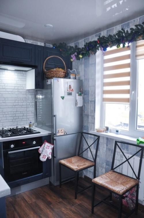 Наша кухня 7, 5 метров в квадрате. 06