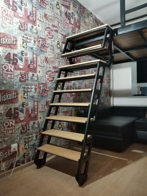 Моя квартира студия, которую оформил в стиле лофт. 05