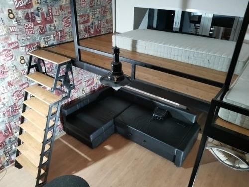 Моя квартира студия, которую оформил в стиле лофт. 09