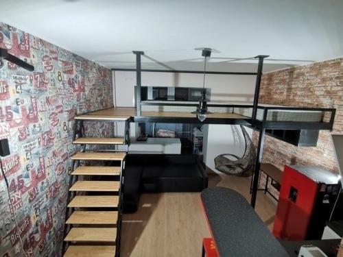 Моя квартира студия, которую оформил в стиле лофт. 04