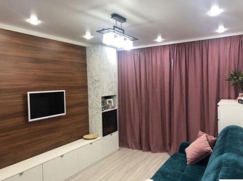 Собственно вот так мы оформили у себя большую комнату. 01