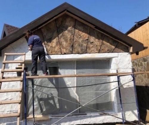 Я самостоятельно взялся за построение этого домика. 02