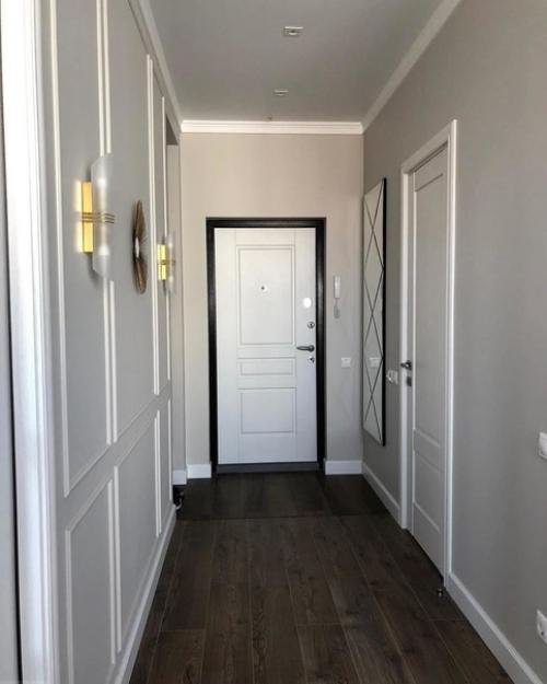 Ремонт сделали по дизайнерскому проекту.