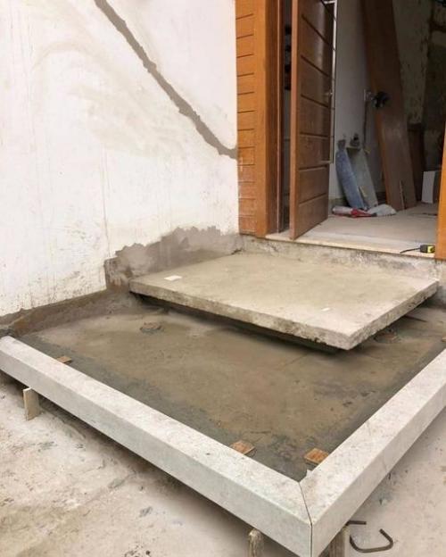 Захотелось как то мне сделать крыльцо с парящими ступеньками. 02