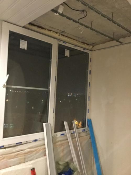 А это наше преображение лоджии. 01