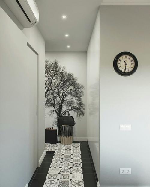 Расписала стену в квартире. 02