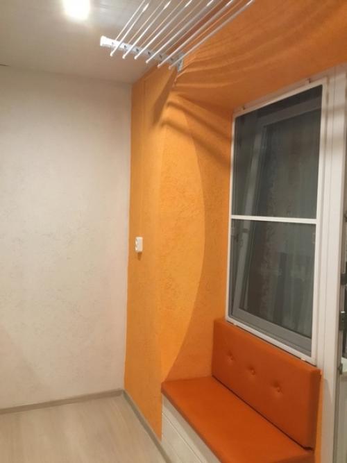 А это наше преображение лоджии. 08