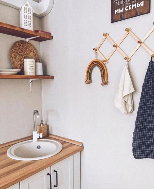 Наша кухня 6 м 2 выполненная в стиле Прованс, или как он там называется. 03