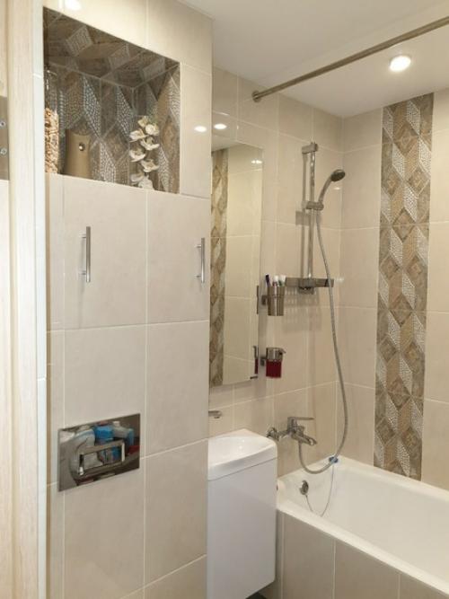 Наша новенькая ванная комната.