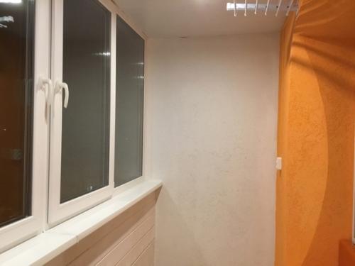 А это наше преображение лоджии. 09