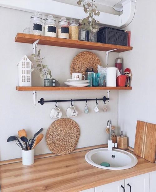 Наша кухня 6 м 2 выполненная в стиле Прованс, или как он там называется. 02