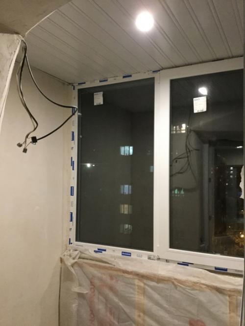 А это наше преображение лоджии. 03