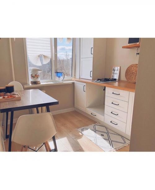 Наша кухня 6 м 2 выполненная в стиле Прованс, или как он там называется. 07