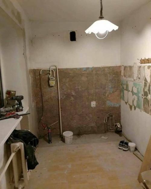 Проделанный ремонт у нас на кухне. 02