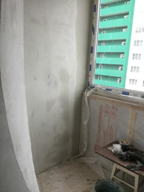 А это наше преображение лоджии. 02