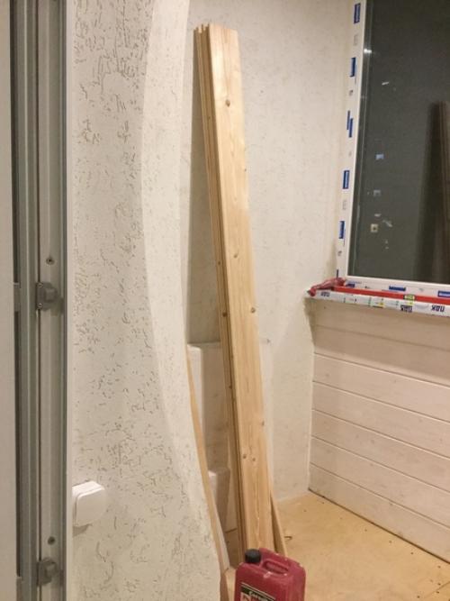 А это наше преображение лоджии. 04