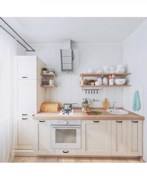 Наша кухня 6 м 2 выполненная в стиле Прованс, или как он там называется. 08