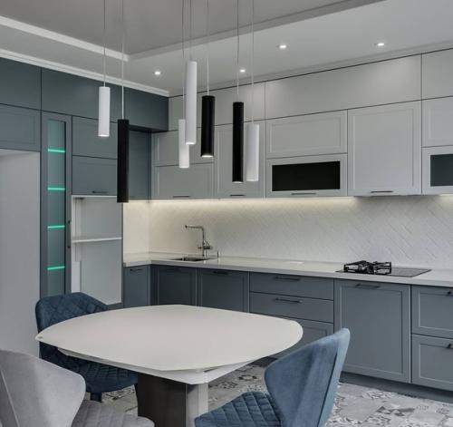 Наша кухня.  Выбирали максимально стильную и функциональную.