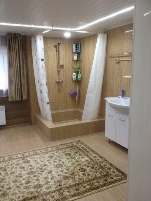 Вот такая ванная комната у нас вышла. 02