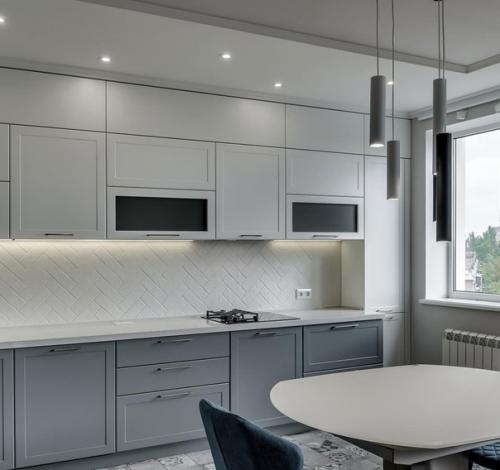 Наша кухня.  Выбирали максимально стильную и функциональную. 08