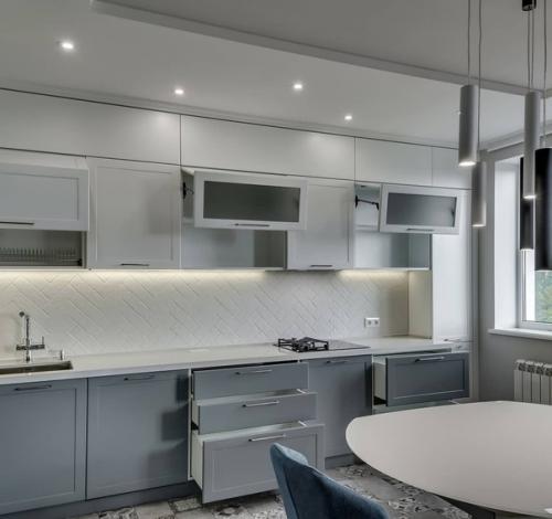 Наша кухня.  Выбирали максимально стильную и функциональную. 01