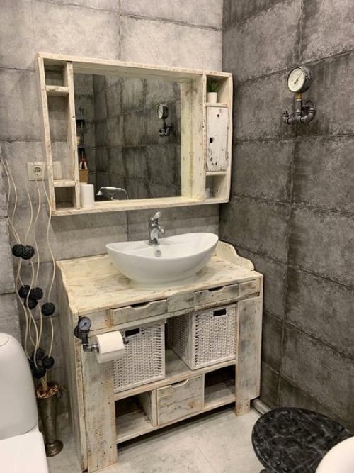 Квартира евродвушка, в таком вот стиле все оформили. 07