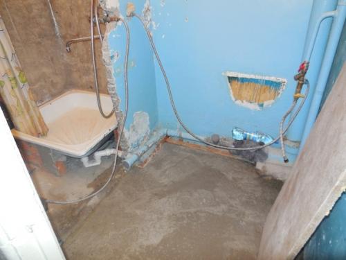 Перевоплощение нашей ванной комнаты. 02