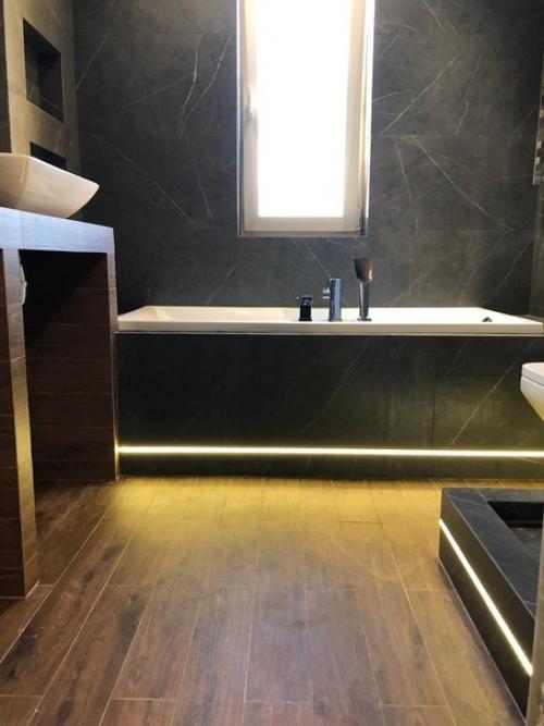 Реализация проекта ванной комнаты. 04