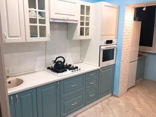 Закончили ремонт и даже как то не вериться, что кухня раньше выглядела совершенно иначе. 02