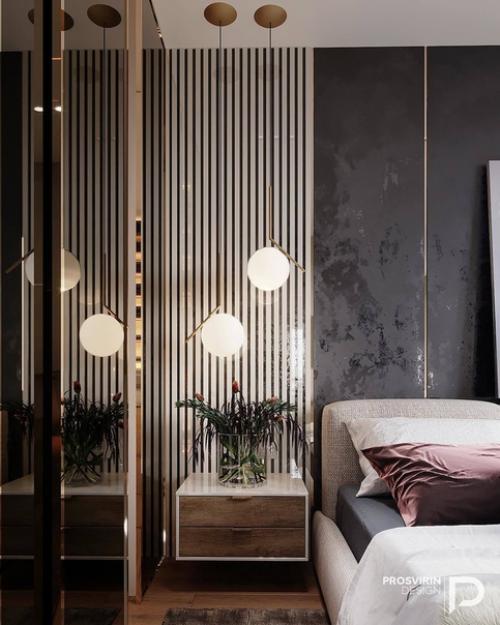 Дизайн - проект спальни с гардеробной. 02