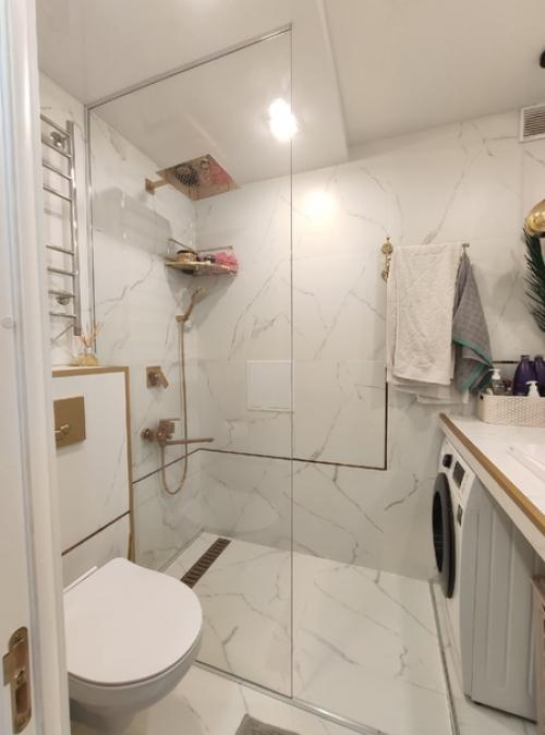 Сделали дизайнерский ремонт в санузле, собственно видите сами. 02